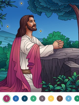 Bible Color - Paint by Number Image