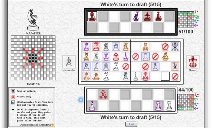 Chess Evolved Online screenshot