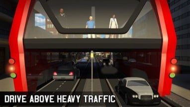 Elevated Bus Driver 3D: Futuristic Auto Driving Image