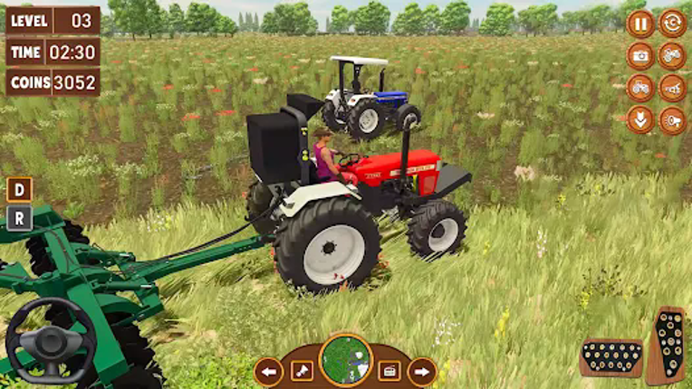 Indian Tractor Game 3d Tractor screenshot
