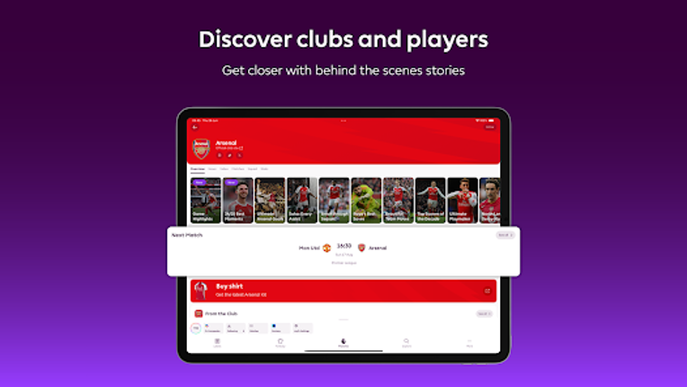 Official Premier League App screenshot