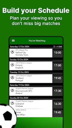 Live Football on TV screenshot