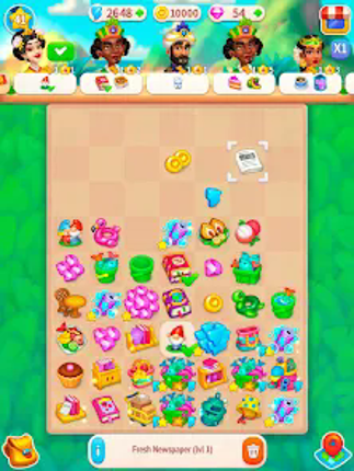 Secrets of Paradise Merge Game Image