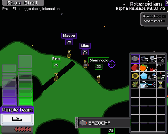 Asteroidians screenshot