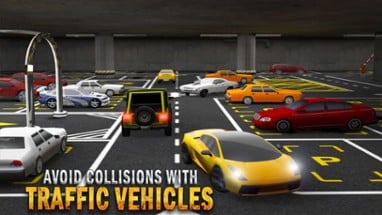 Multi Level Car Parking Spot: Driving School Game Image