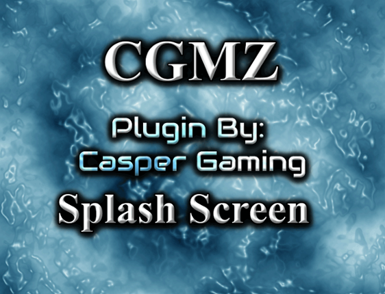 [CGMZ] Splash Screen for RPG Maker MZ Image