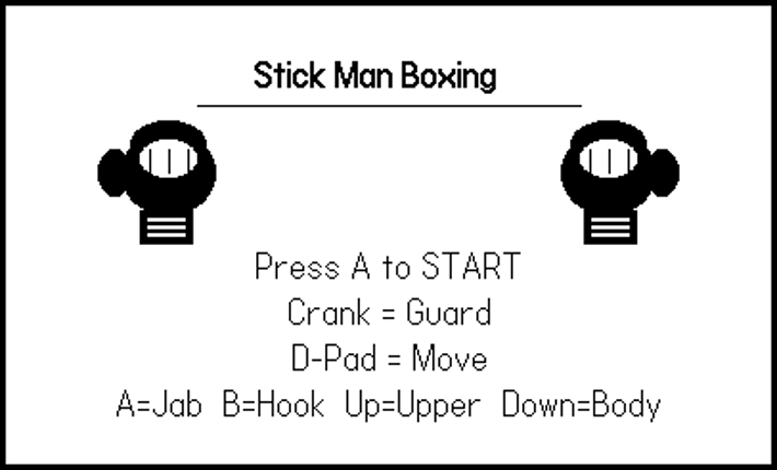 Stick Man Boxing Image
