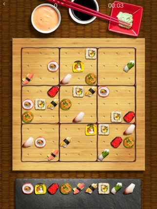 Sudoku Wiz: Scrumptious Sushi screenshot
