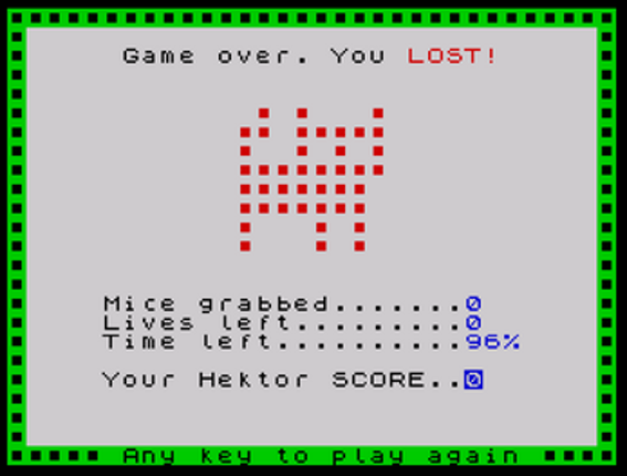 The Hektor Game | For ZX Spectrum Image