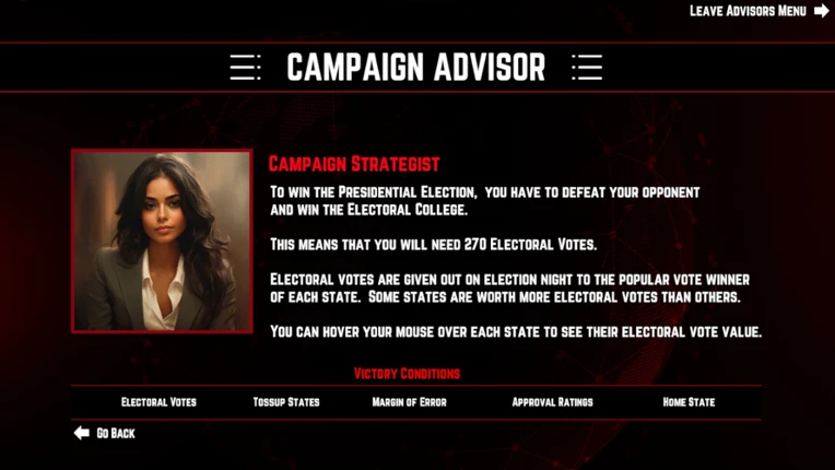 2026 U.S. Election Simulator screenshot