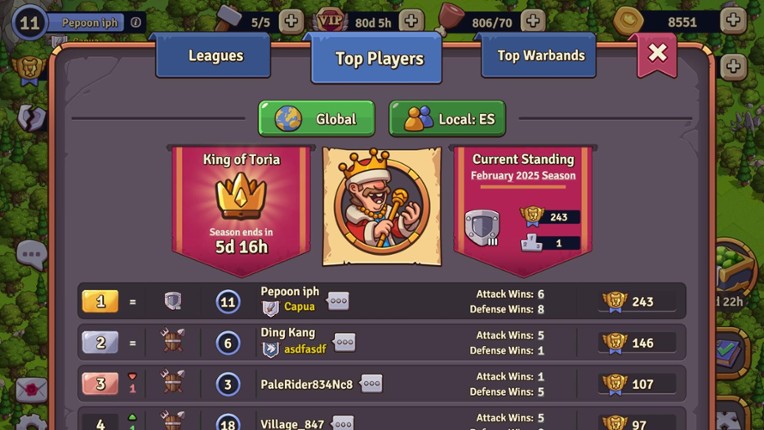 Bandits vs Lords: Epic Clash screenshot