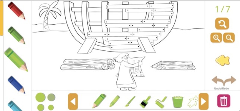 Biblia Coloring Story Book Image