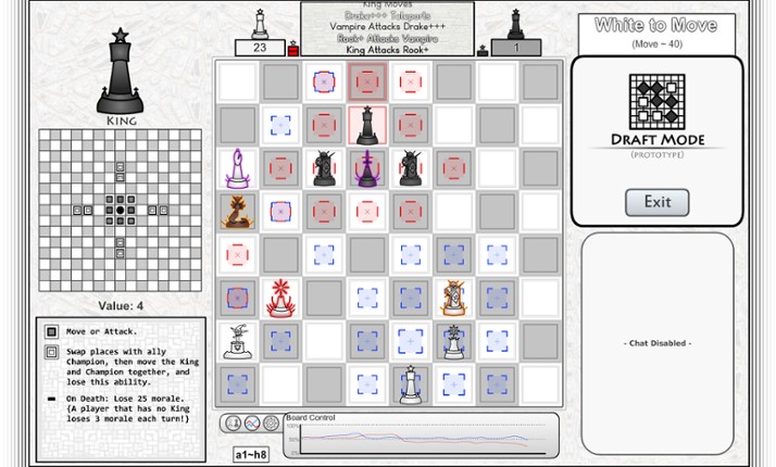 Chess Evolved Online screenshot