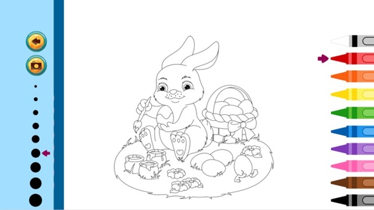 Easter Bunny Coloring Book - Painting Game for Kid screenshot