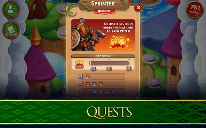 Avalon Jewels Match-3 screenshot