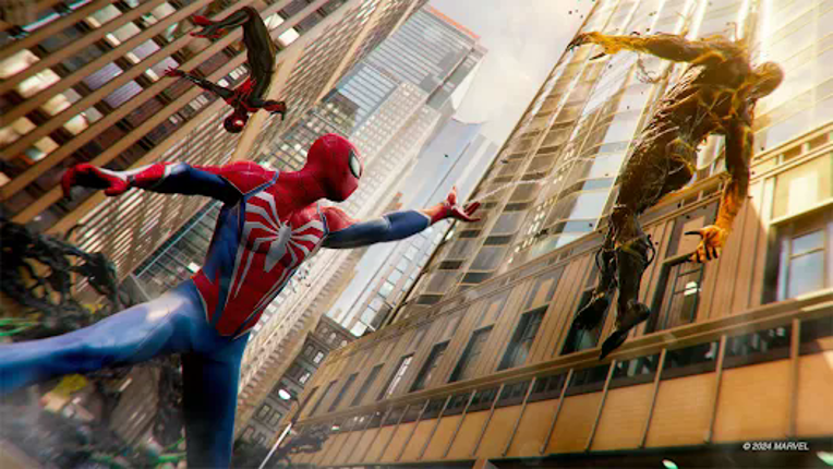 Spider Rope Hero Flying Man Image