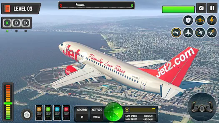 Aeroplane Flying Game Offline screenshot