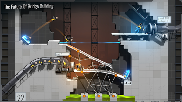 Bridge Constructor Portal screenshot