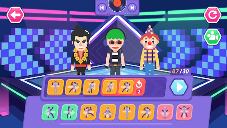 Dance Party Coding for kids screenshot