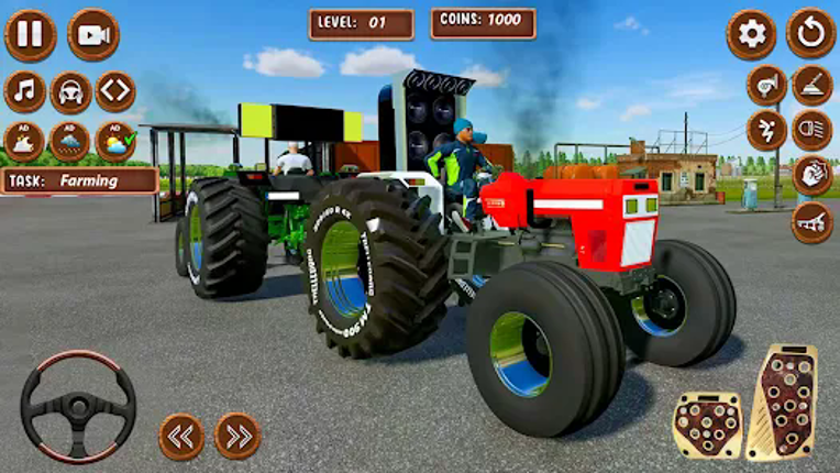 Tractor Game 3d Indian Farming screenshot