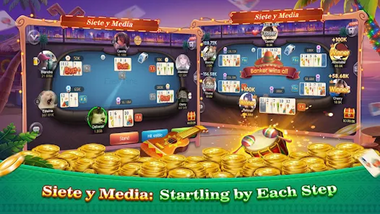 Conquian - La Viuda Slots Image