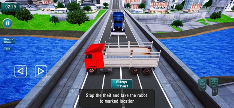 Mega Robot Truck Transport Sim screenshot