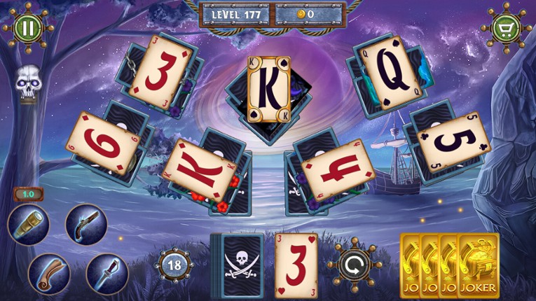 Pirates Adventure Solitaire screenshot