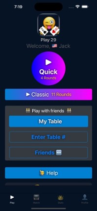 Play 29 Card Game screenshot