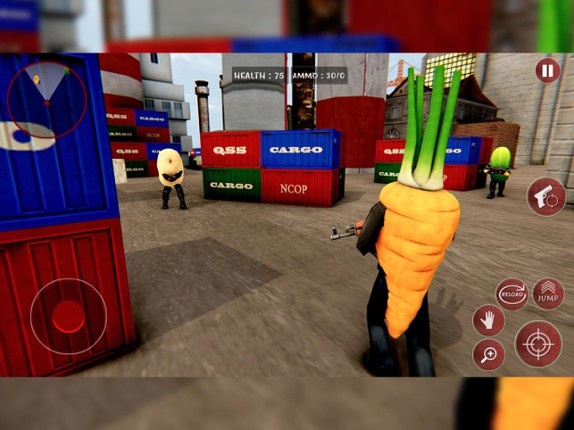 Rotten Eggz Fight: 5v5 Shooter screenshot