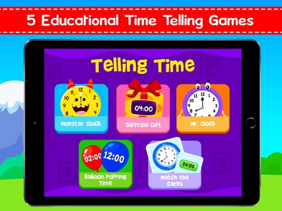 Telling Time For Kids + Clock Image