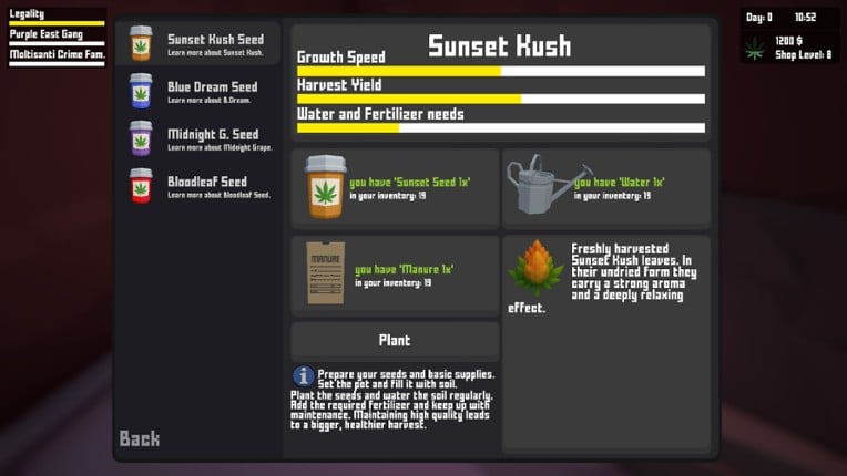 Weed Store Simulator screenshot