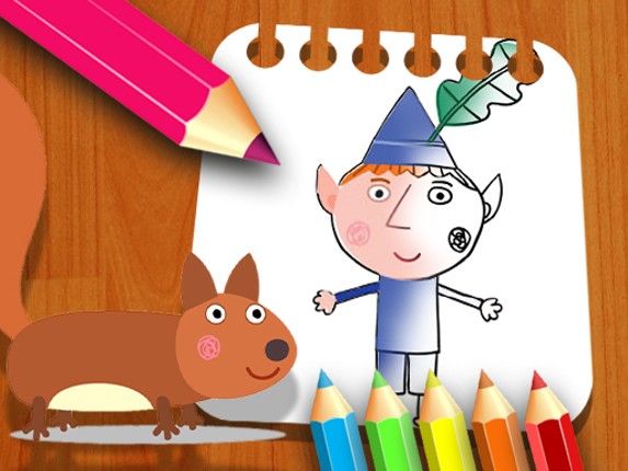Ben Hollys Coloring Book Image
