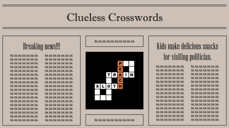 Clueless Crosswords screenshot