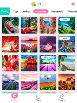 Cross Stitch: Color by Letters screenshot