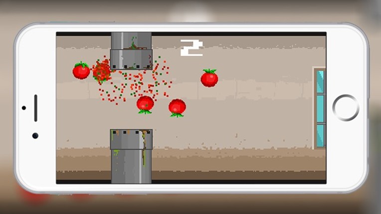 Flappy Fruit Mania - Tomato Crush screenshot