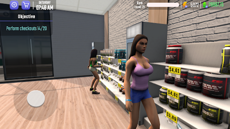 Gym Simulator 3D Fitness Store Image
