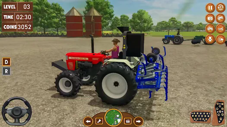 Indian Tractor Game 3d Tractor screenshot