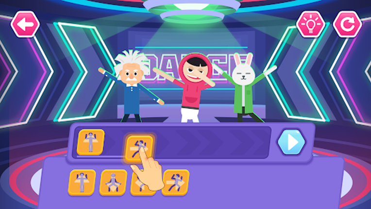 Dance Party Coding for kids screenshot