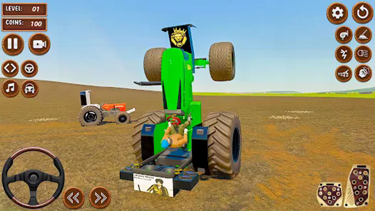 Tractor Game 3d Indian Farming screenshot