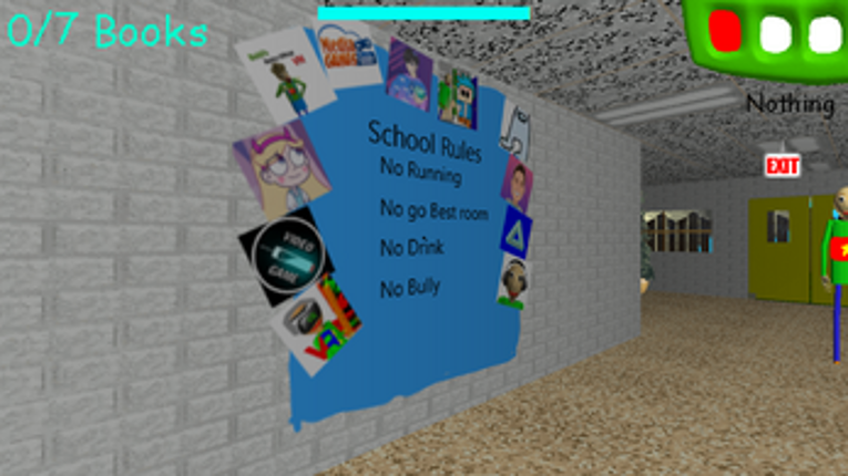 HARD MODE Baldi VN Basics (Extra Story) screenshot