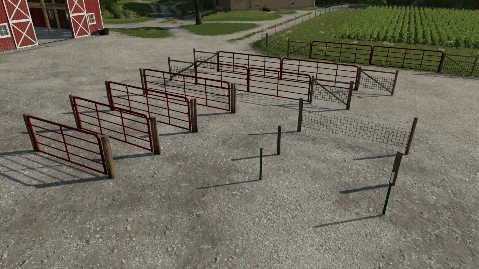 Games like FS22 U.S. Farm Fence Pack V1.1