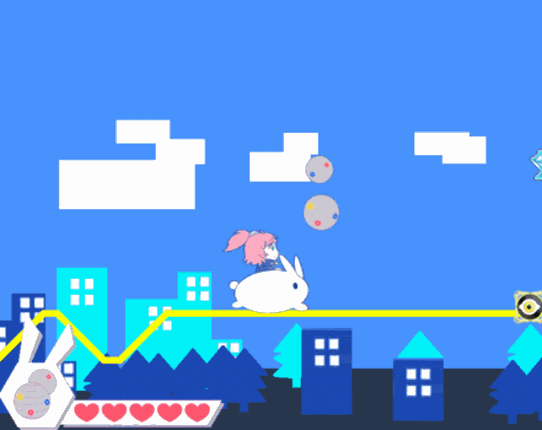 Heart Rabbit Coaster screenshot