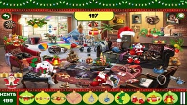 Hidden Objects:Christmas Big Home Hidden Object Image