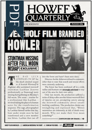 Howff Quarterly Zine: Autumn 2024 PDF Image