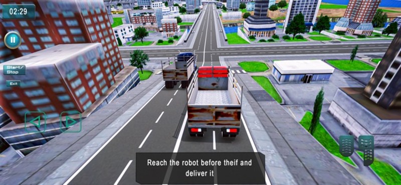 Mega Robot Truck Transport Sim screenshot