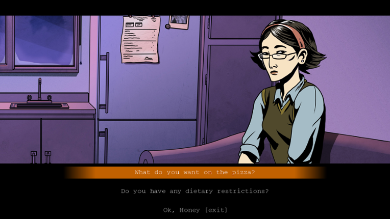 Order A Pizza: A Visual Novel screenshot