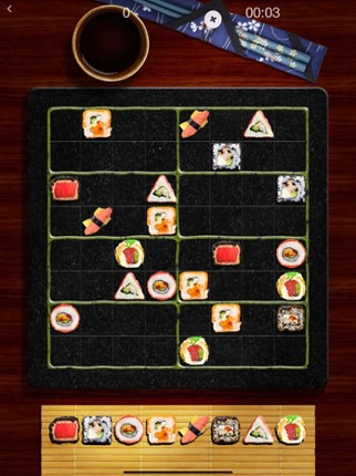 Sudoku Wiz: Scrumptious Sushi screenshot