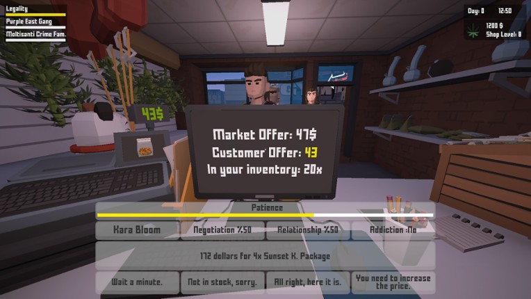 Weed Store Simulator screenshot