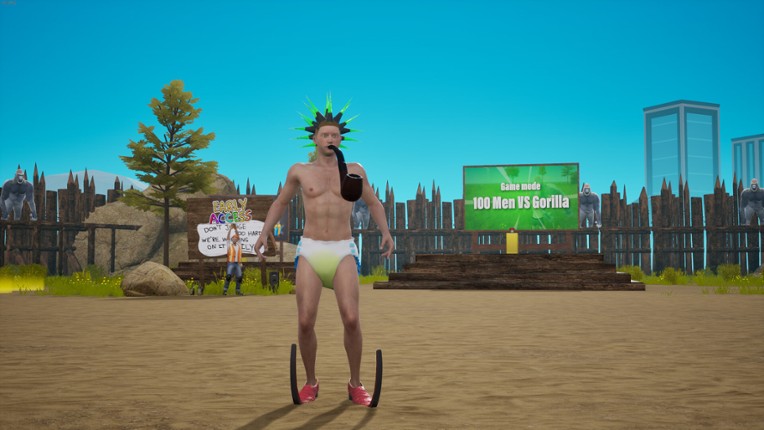 100 Men vs 1 Gorilla screenshot