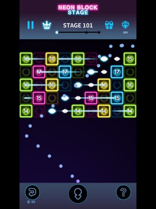 Bricks Breaker Neon 9 screenshot